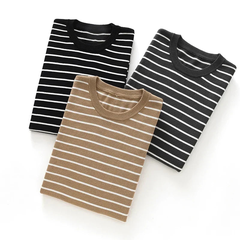 Haru Katoen Gestreepte Shirt