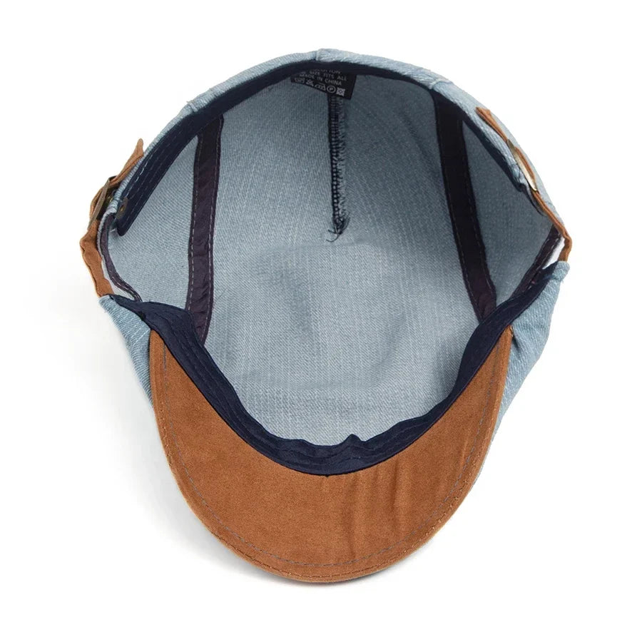 Thijs | Premium Denim Flat Cap