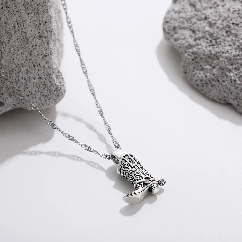 Rhinestone Country Boot Ketting
