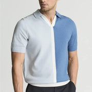 Leclerc Dual-Tone Knit Polo