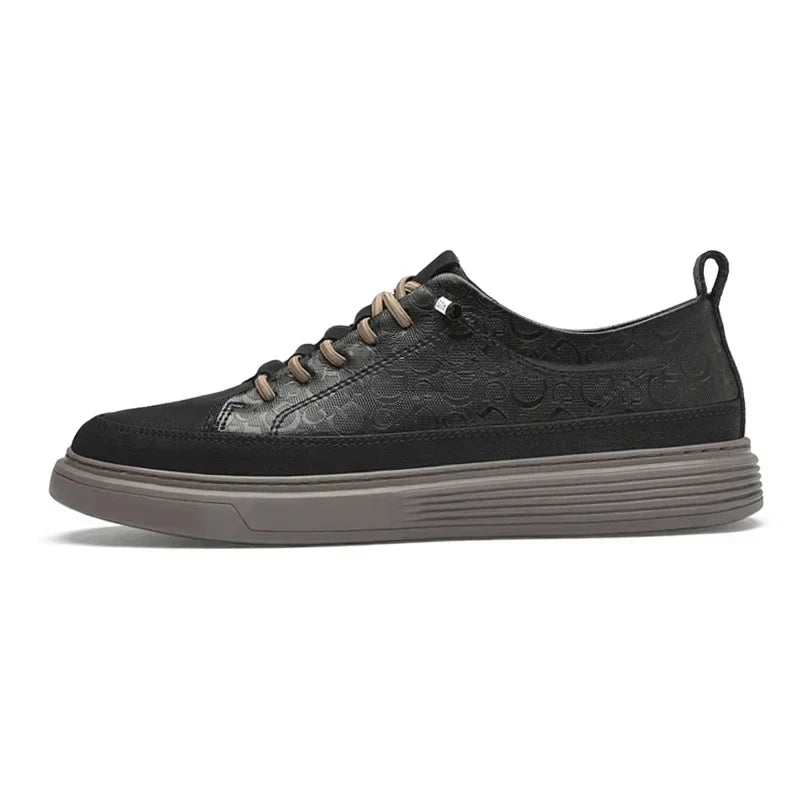 Giuliano Italiaanse Leren Sneakers