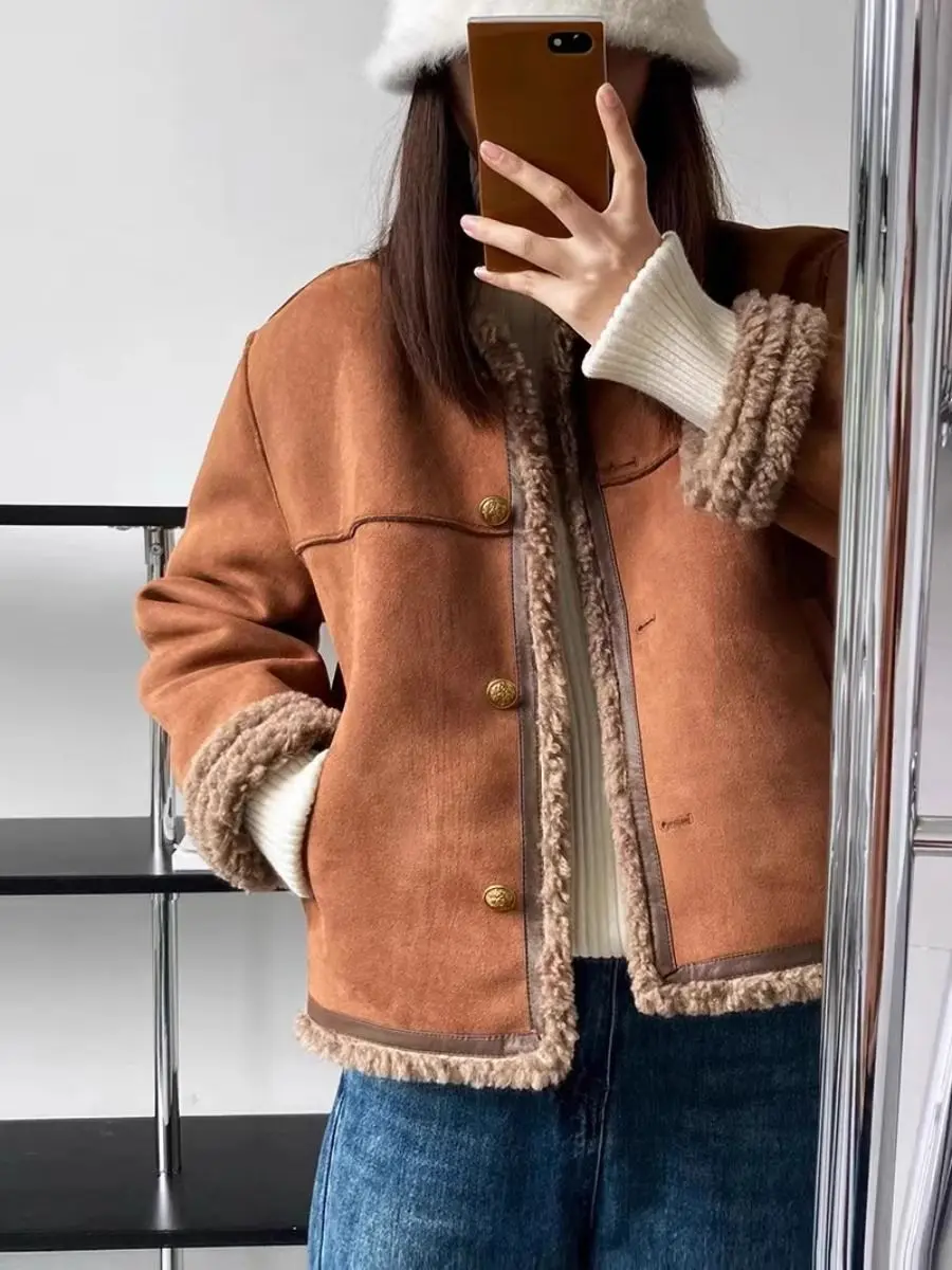 Aspen - Vintage Suede Stijl Jas