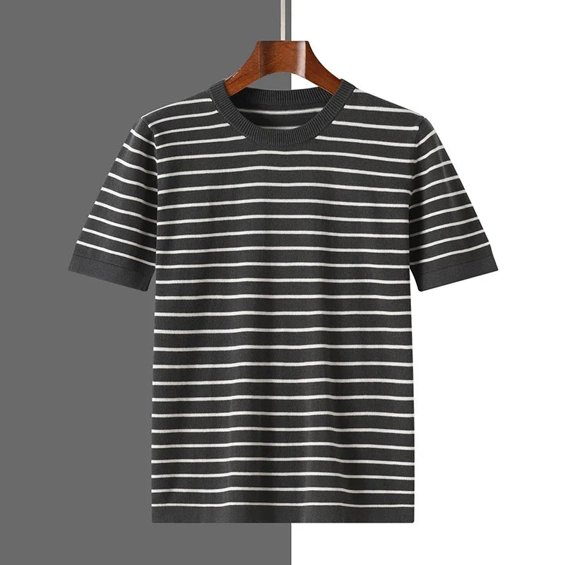 Haru Katoen Gestreepte Shirt