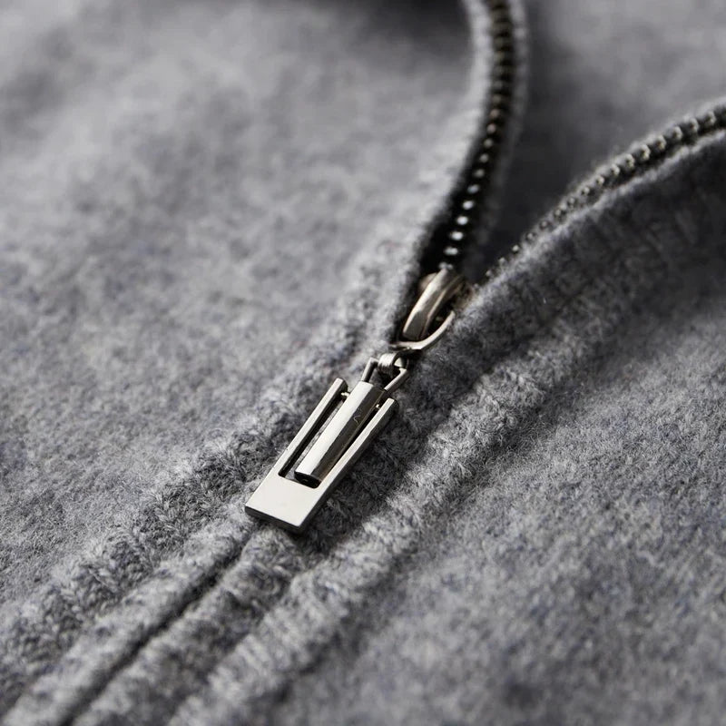 Riku Cashmere Zip Jast