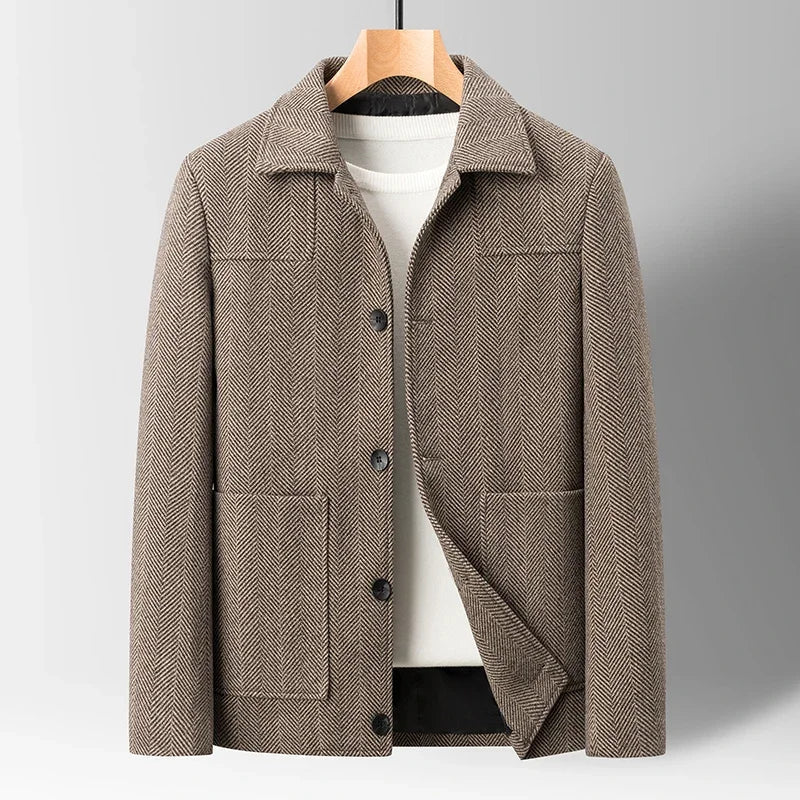 Savile Herringbone Wolcoat