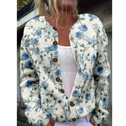 Svenja | Chic cardigan met print