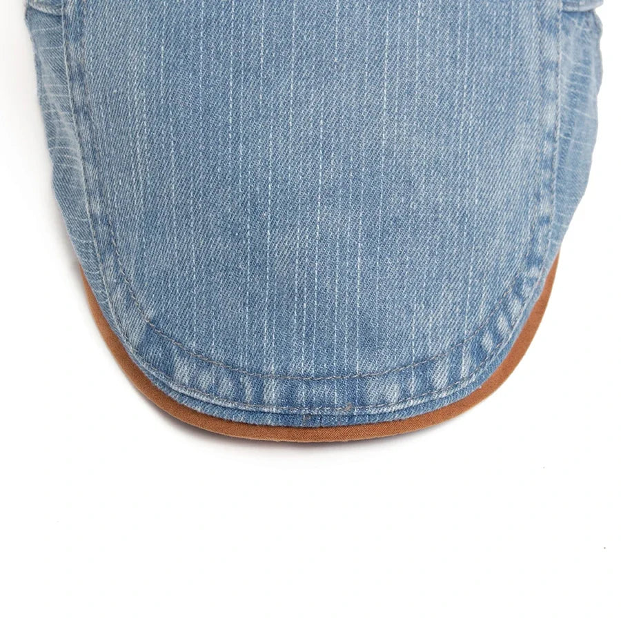 Thijs | Premium Denim Flat Cap