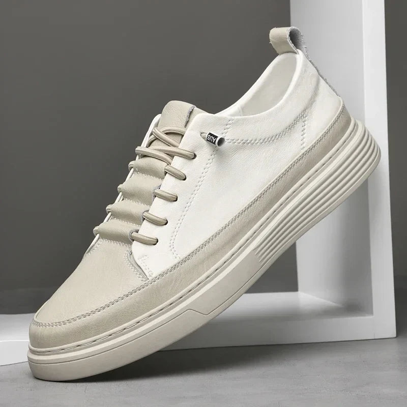 Giuliano Italiaanse Leren Sneakers