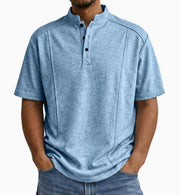Shirt Mannen | Vintage Stijl & Staande Kraag