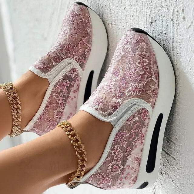 Vira | Sneakers met bloemenprint