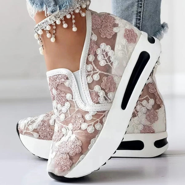 Vira | Sneakers met bloemenprint