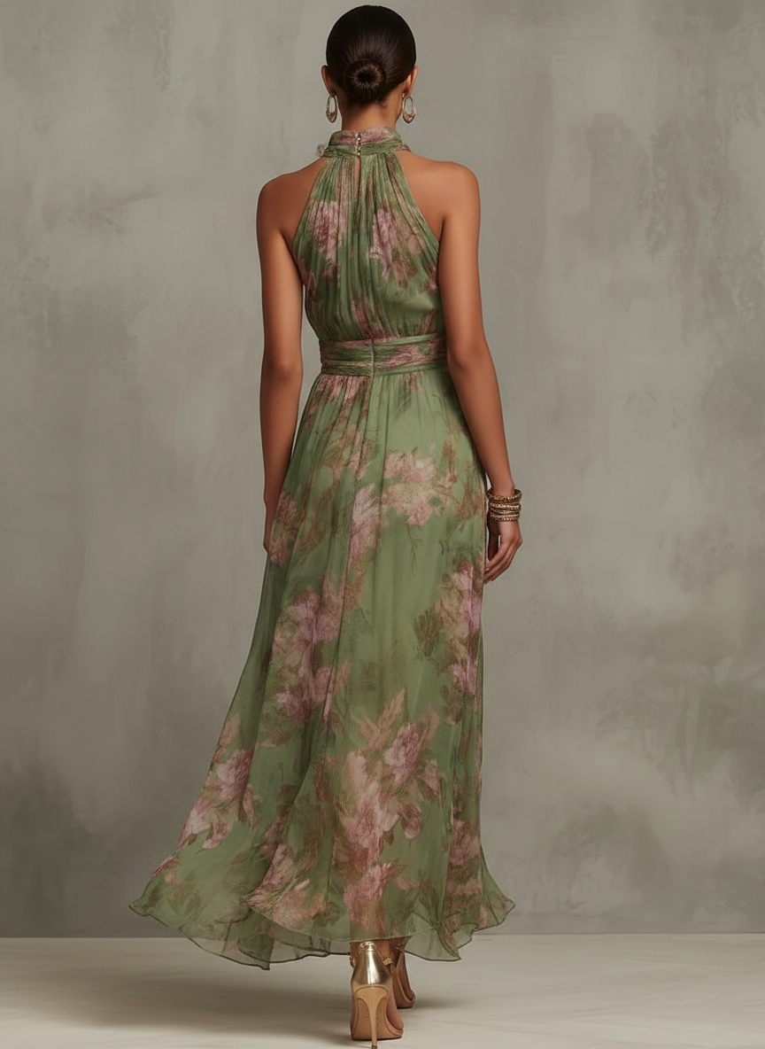 Sophie | Elegante zomerjurk met bloemenprint