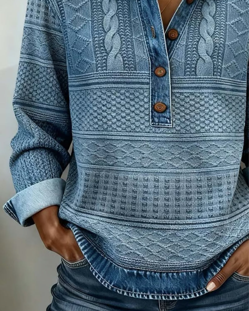 Spijkerjas Dames met Kraag | Verfijnde Structuur & Comfort