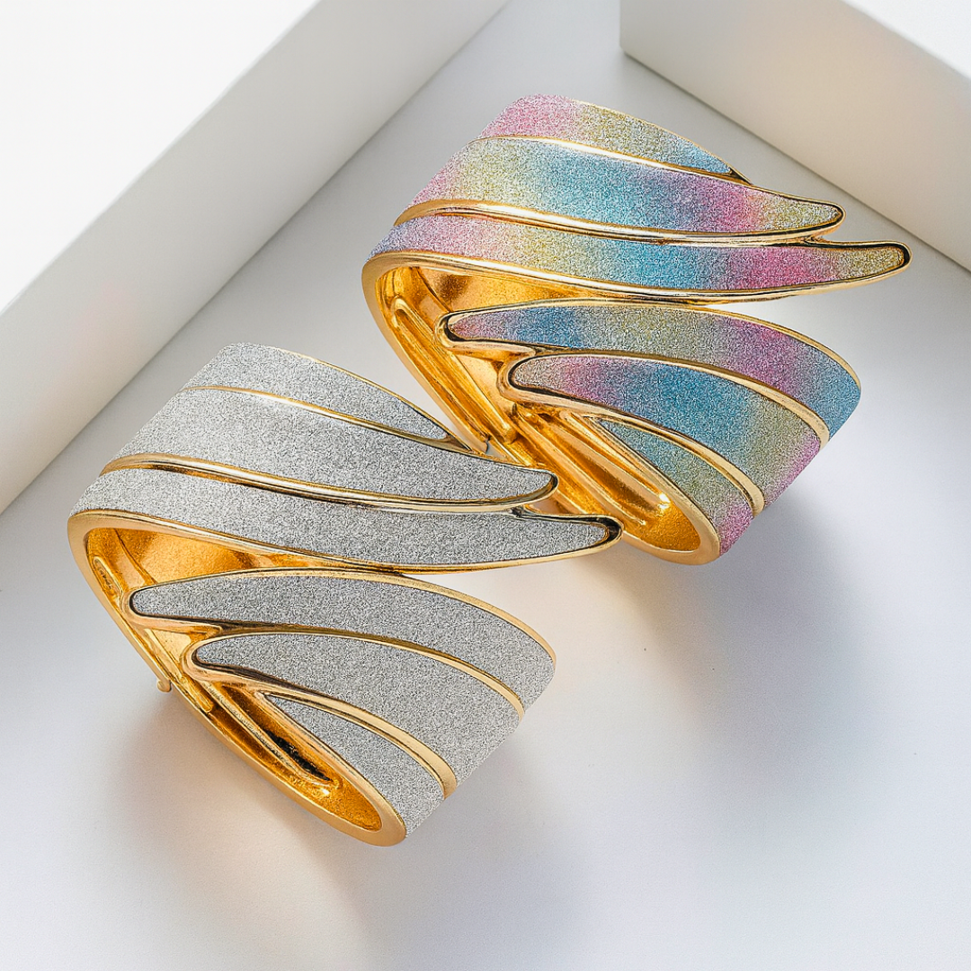 Merlin | Spiraalvormige luminescentie armband