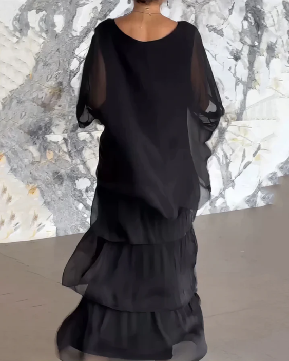 CHIC FORMEEL MAXI-JURK VOOR VROUWEN