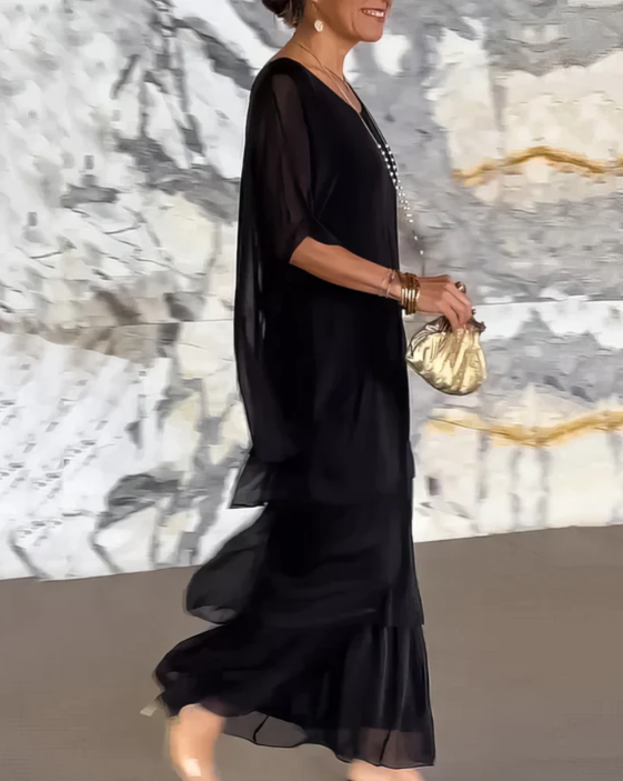 CHIC FORMEEL MAXI-JURK VOOR VROUWEN