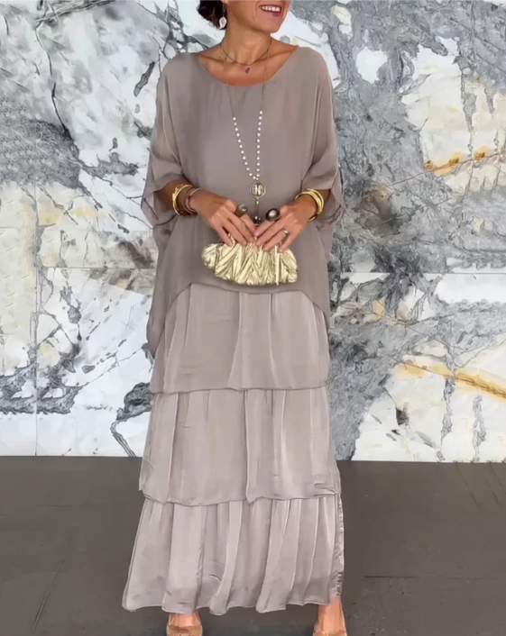 CHIC FORMEEL MAXI-JURK VOOR VROUWEN