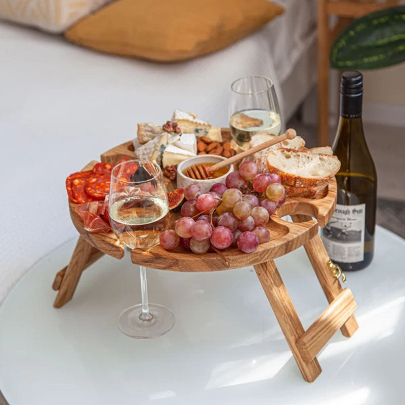 Noordse Sommelier Draagbare Houten Tafel