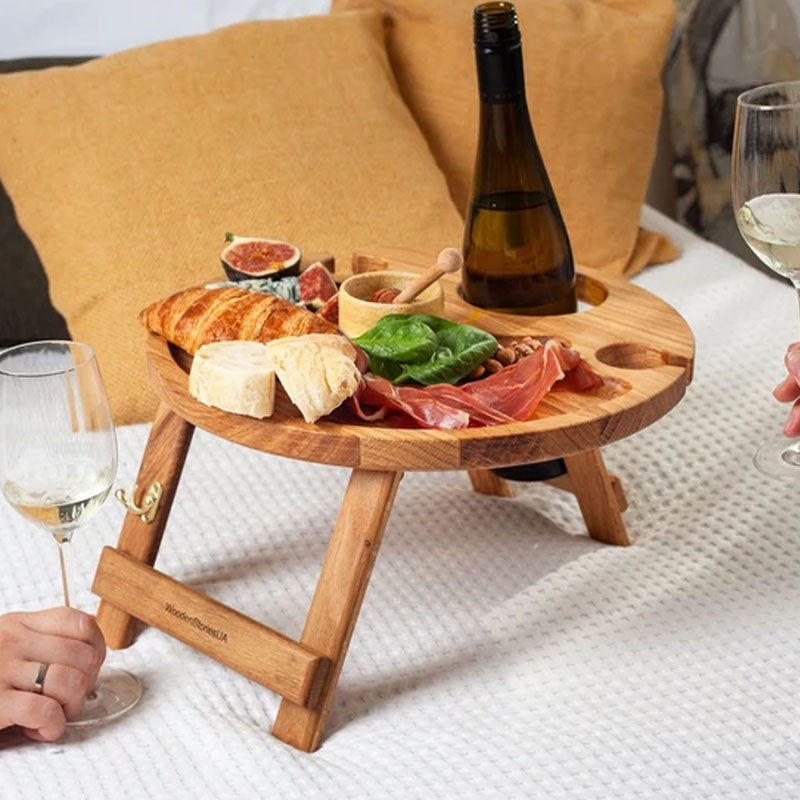 Noordse Sommelier Draagbare Houten Tafel
