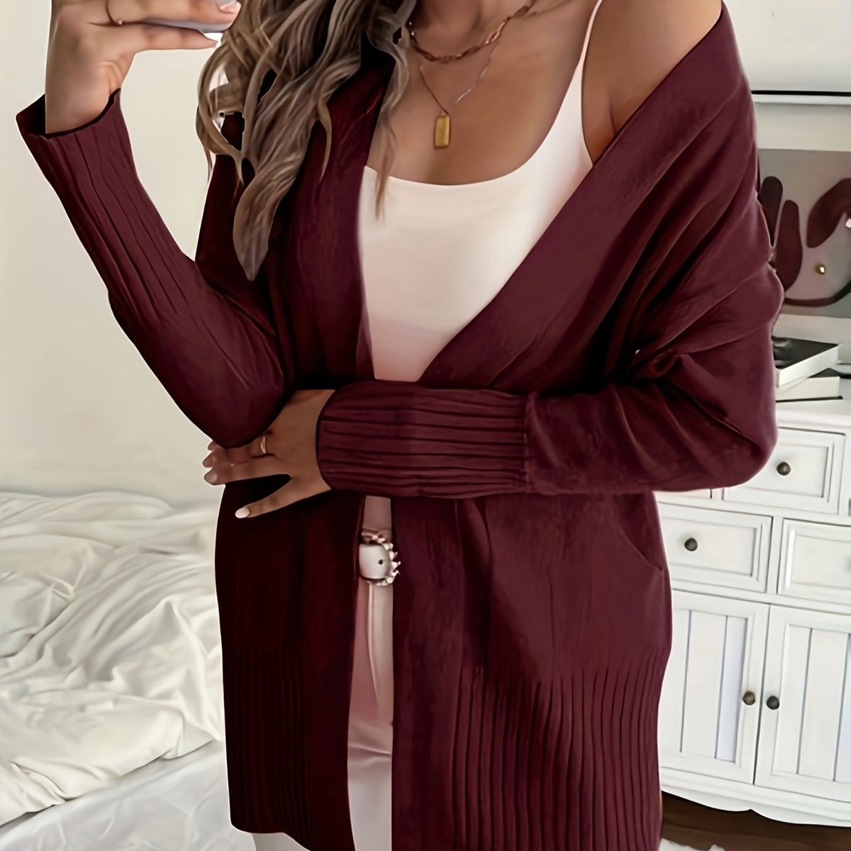 Trui Cardigan Dames | Lang Model & Warm
