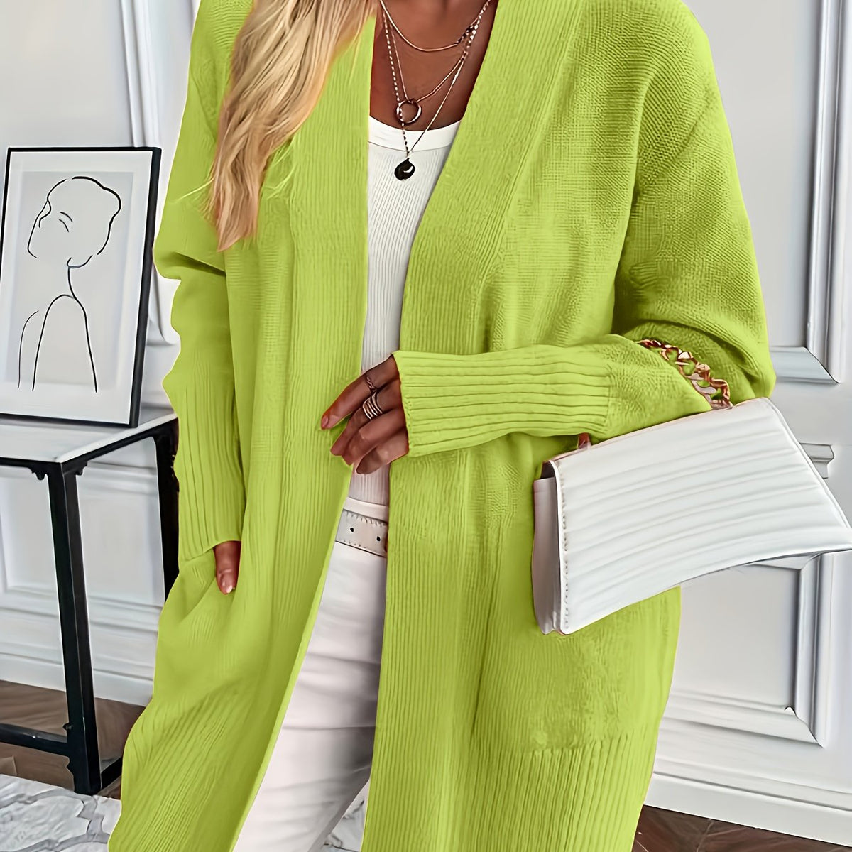 Trui Cardigan Dames | Lang Model & Warm