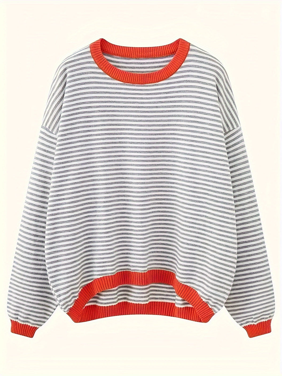 Trui Dames Gestreept | Losse Pasvorm & Ademend Comfort