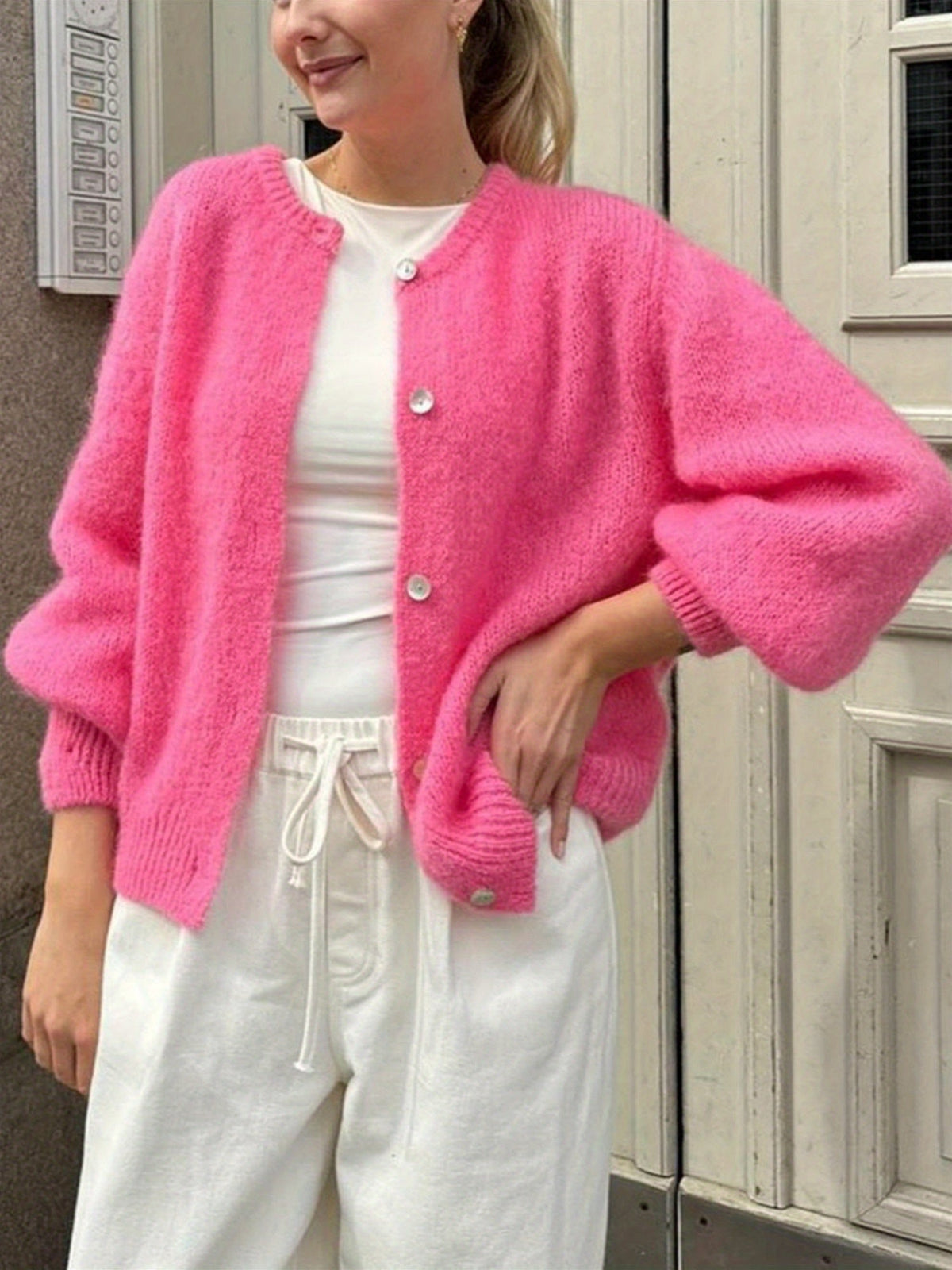 Trui Dames | Knoopsluiting & Comfortabel Warm