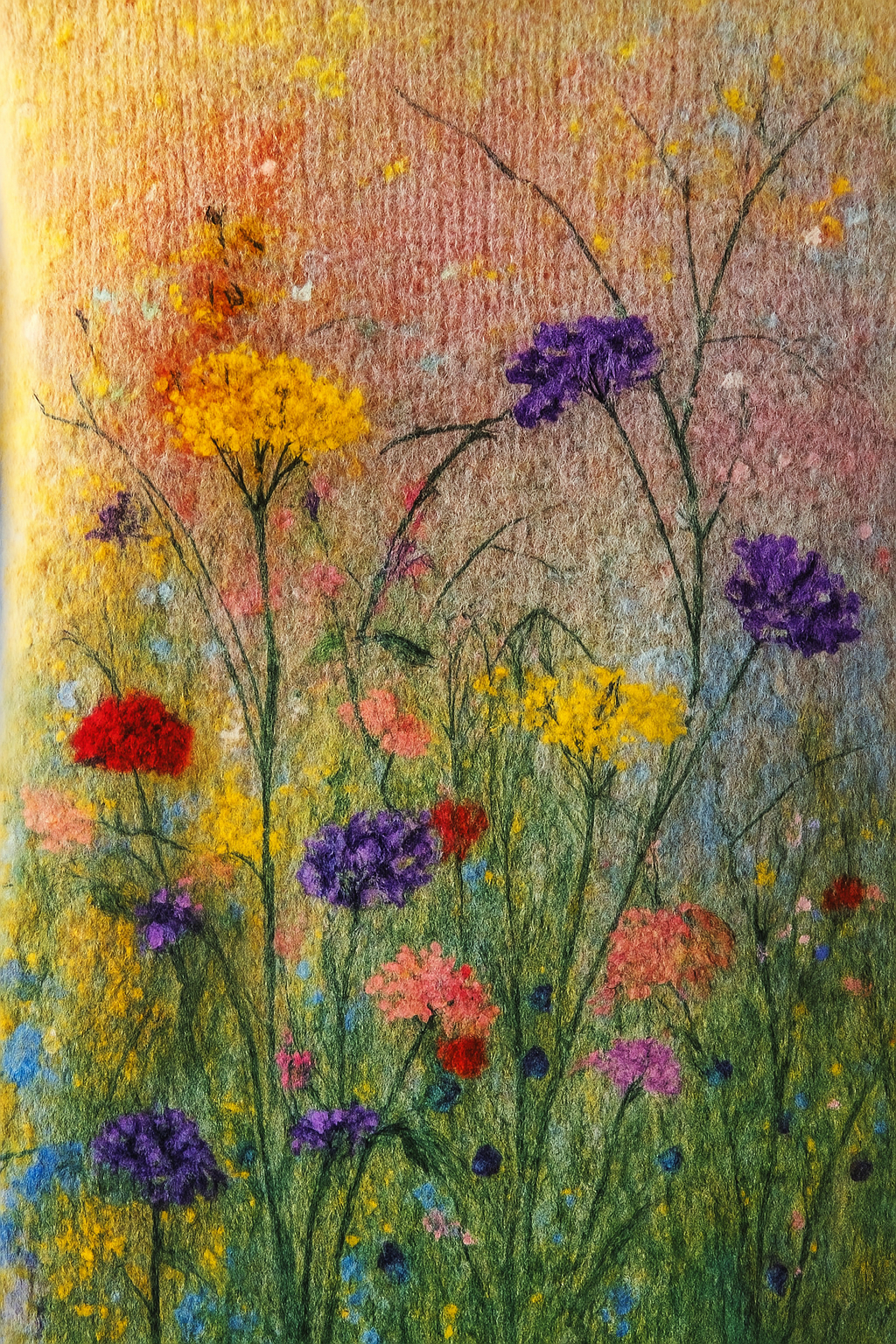 Trui Dames | Kunstzinnige Bloemenprint