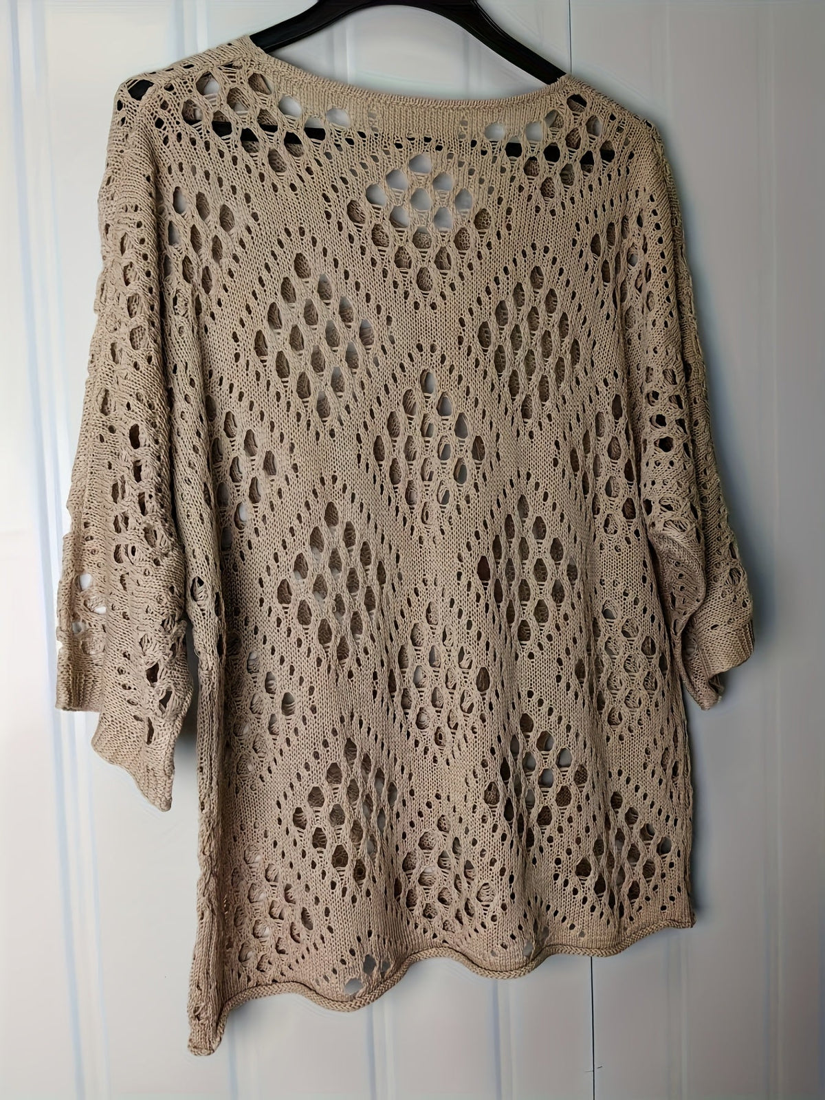 Trui Dames Opengewerkt | V-hals & Ademend Comfort