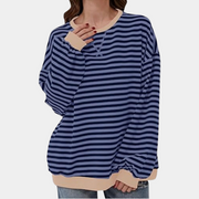 Trui Dames Oversized Gestreept | Warm & Zacht Draagcomfort