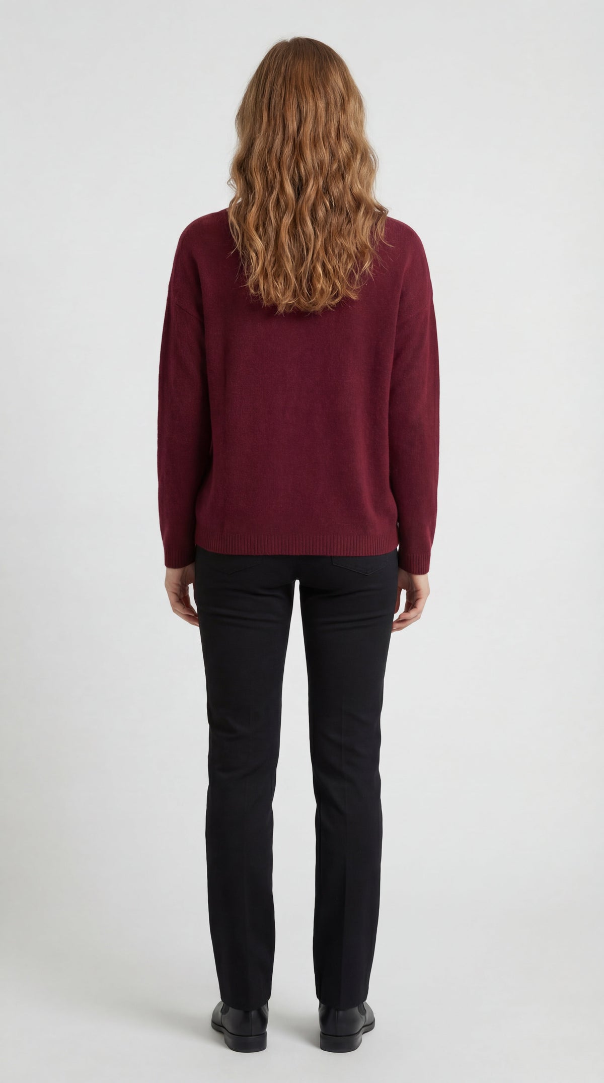 Trui Dames | Oversized Minimalistisch met Ronde Halslijn