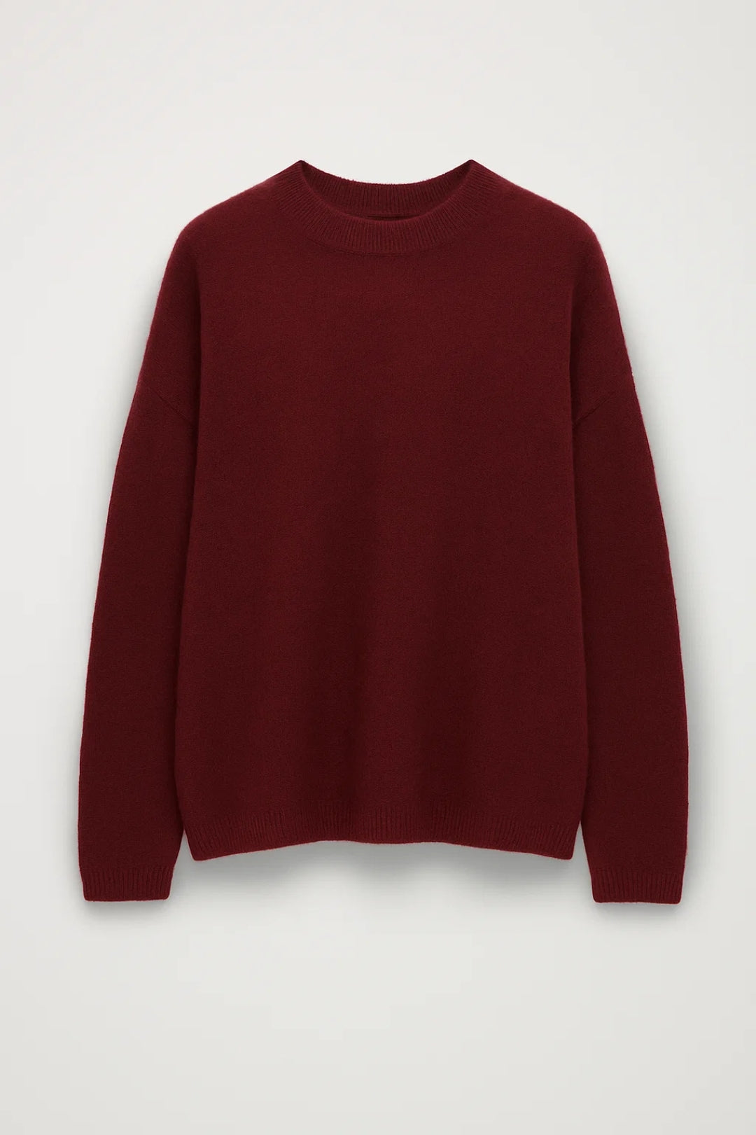 Trui Dames | Oversized Minimalistisch met Ronde Halslijn