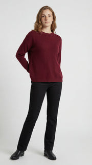Trui Dames | Oversized Minimalistisch met Ronde Halslijn