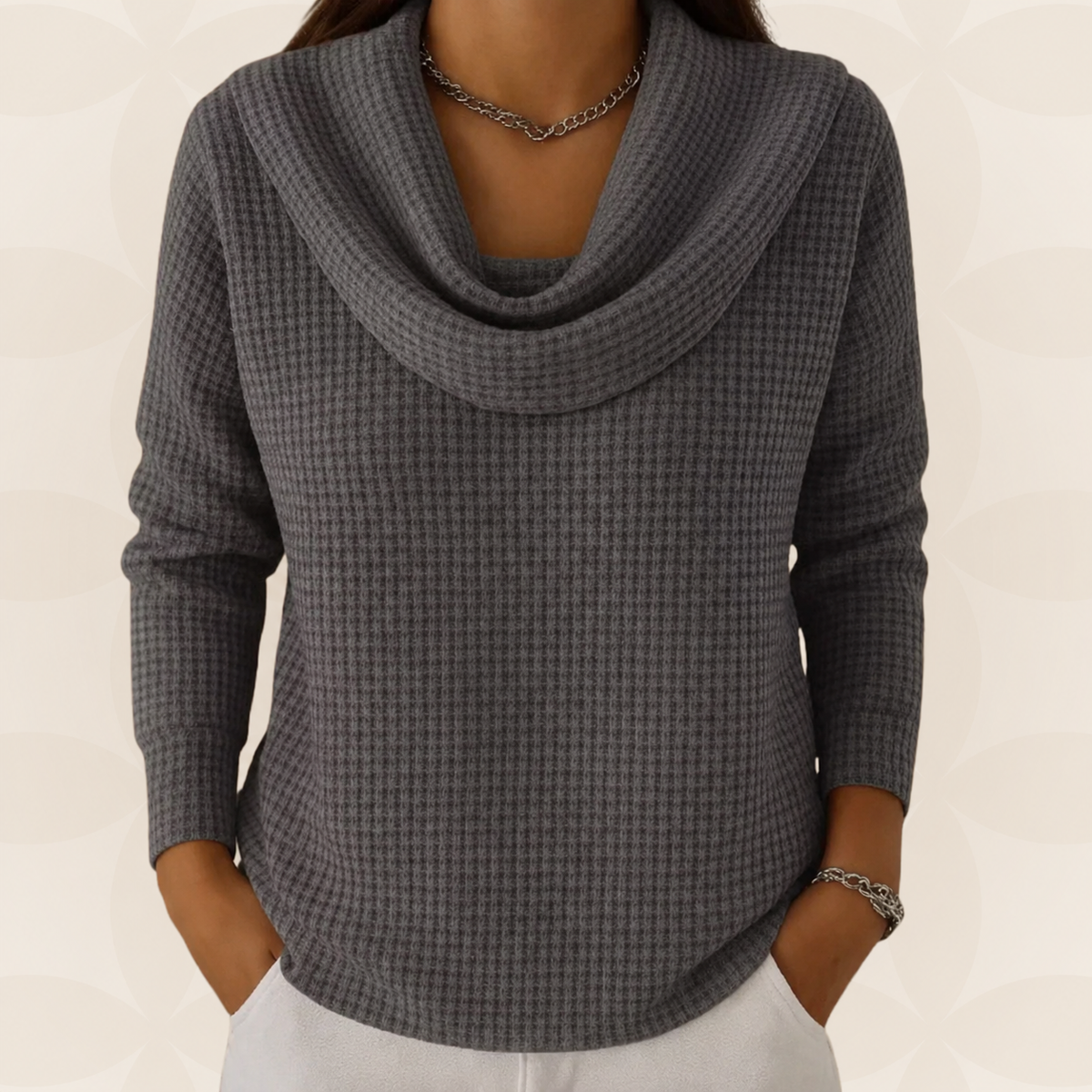 Trui Dames | Watervalhals & Warm Draagcomfort