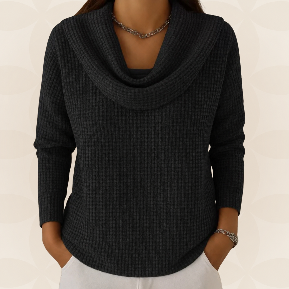 Trui Dames | Watervalhals & Warm Draagcomfort
