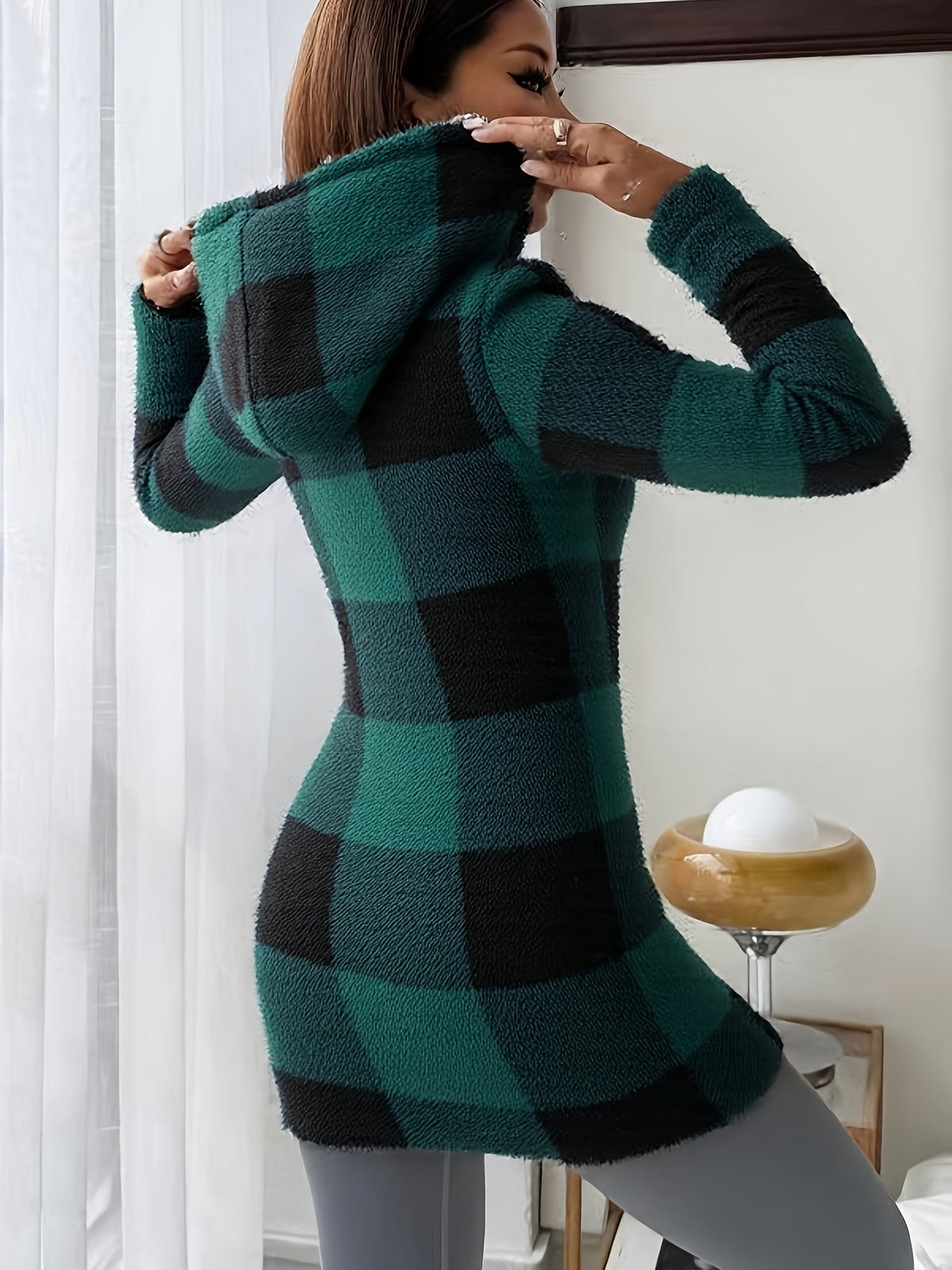 Trui Dames met Capuchon | Warm & Handige Ritssluiting