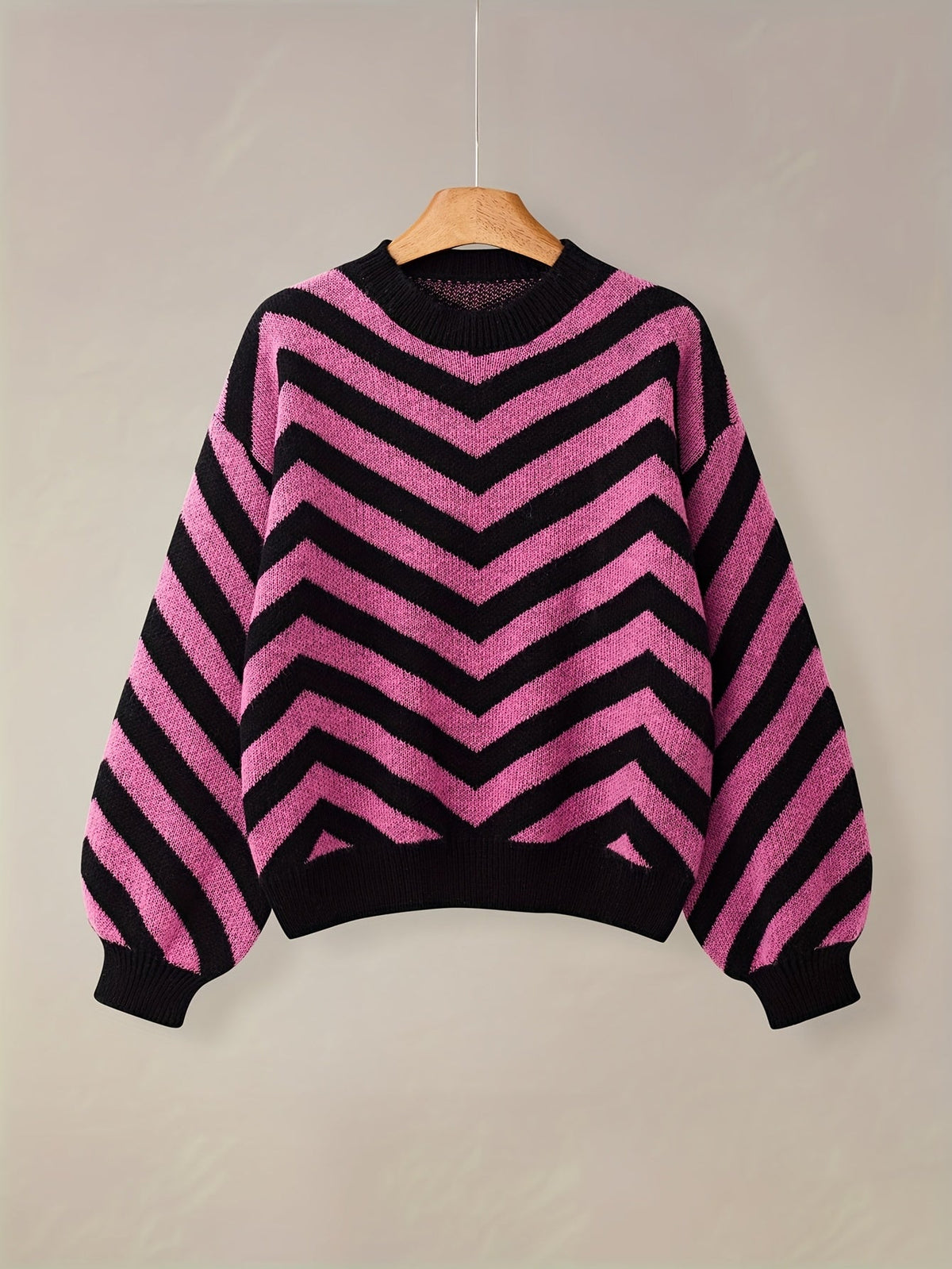Trui Dames met Chevrondessin | Warm & Losvallend Comfort