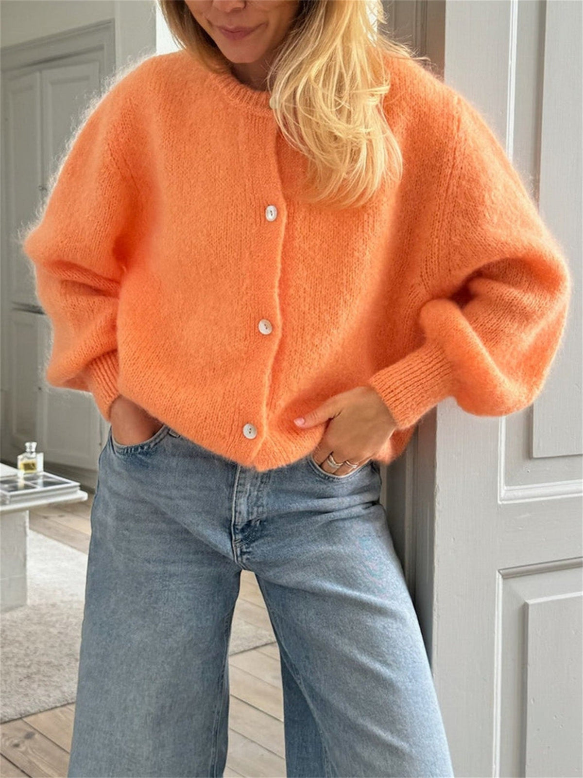 Trui Dames met Knoopsluiting | Warm & Veelzijdig Comfort