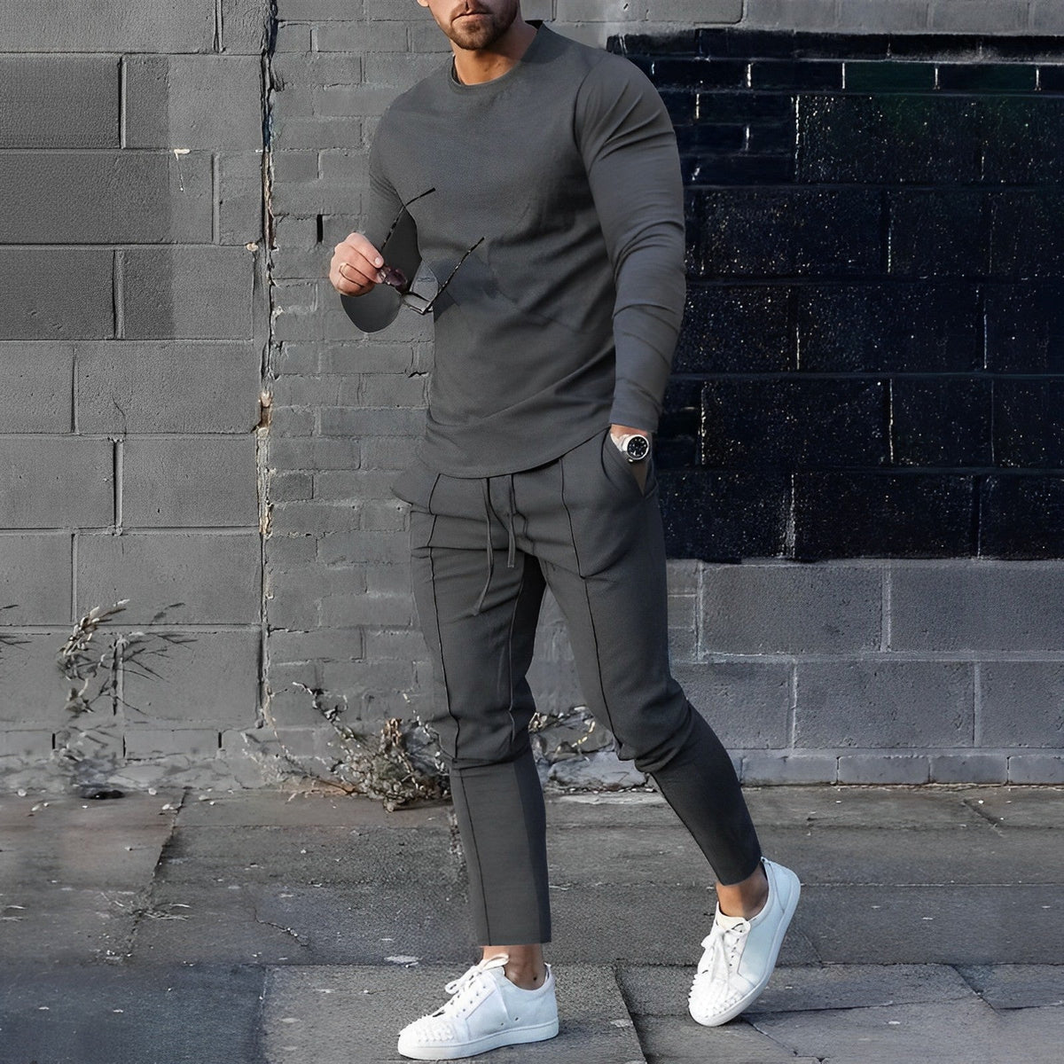 Tyler - Perfecte combinatie van stijlvolle trui en broek