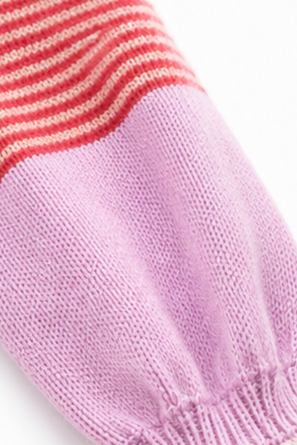 Warmweave – Kleur-Block Gestreepte Open-Front Gebreide Cardigan