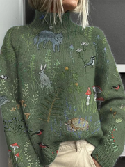 ELIZA - WOODLAND WHISPER TURTLENECK TRUI