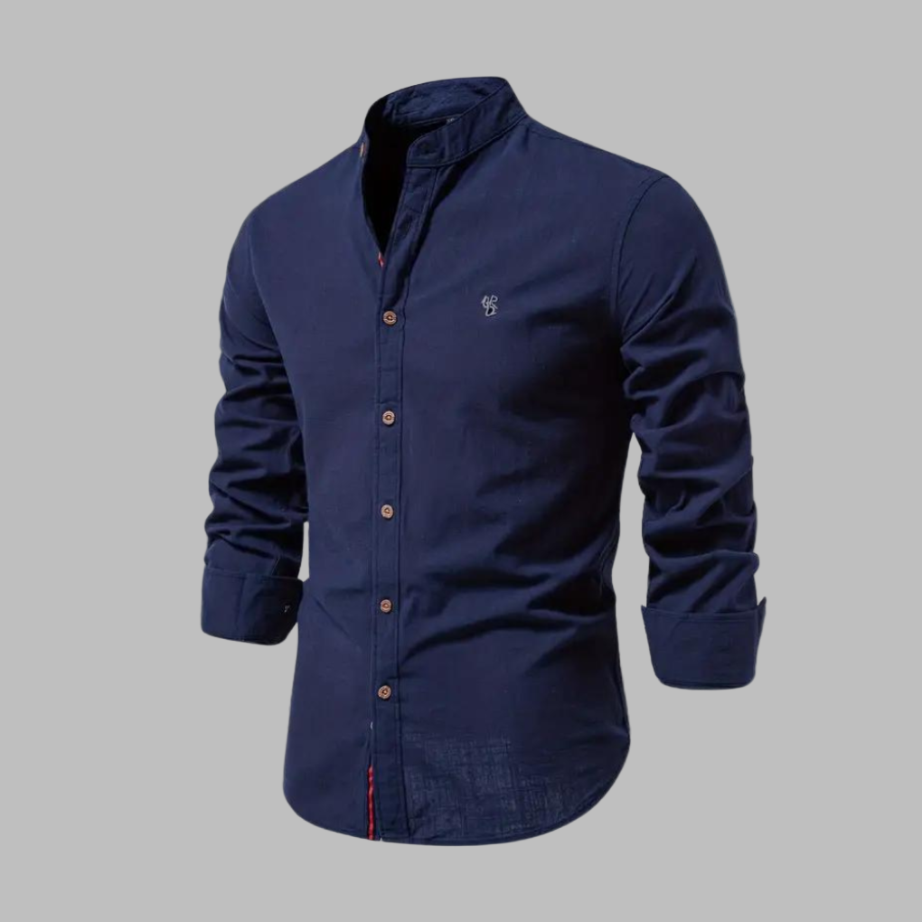 Trendy poloshirt met lange mouwen voor heren