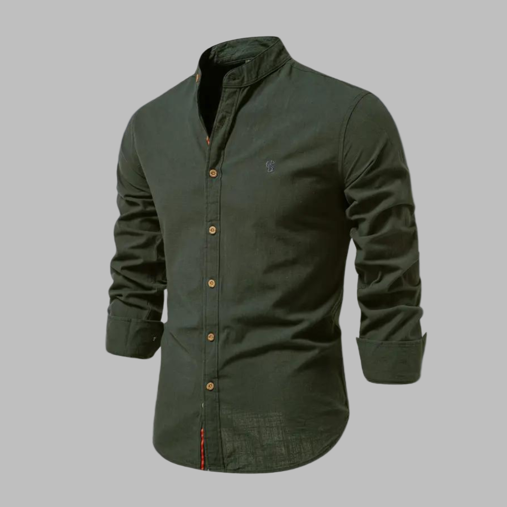 Trendy poloshirt met lange mouwen voor heren