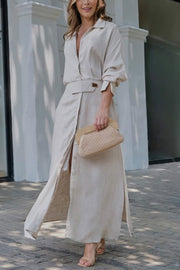 Valéria | Maxi-jurk met V-hals
