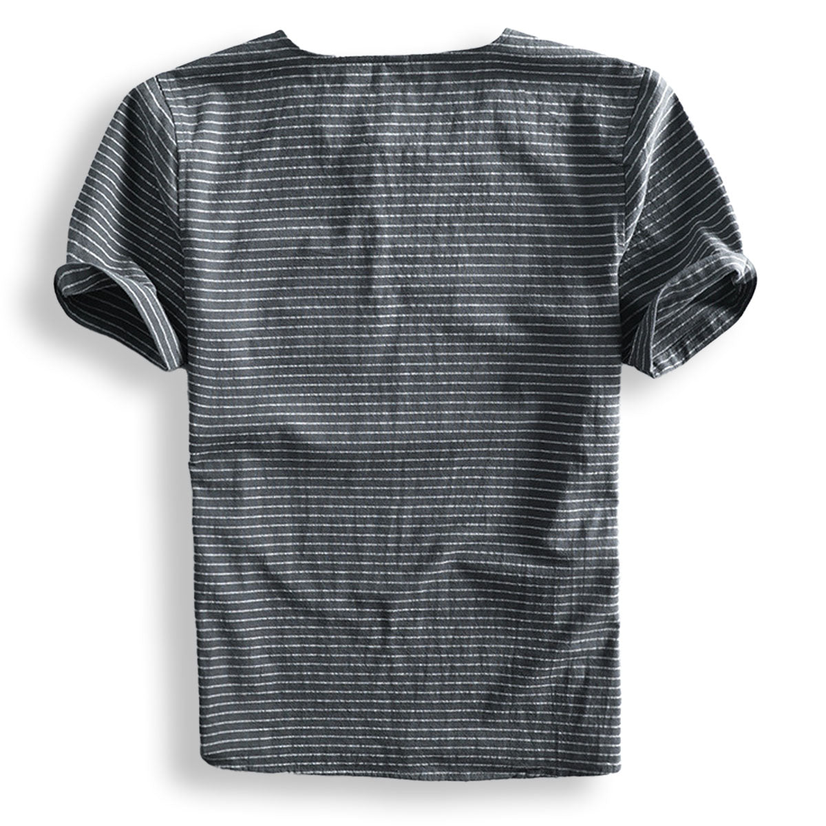 Van Belmont Gestreepte Katoenen T-shirt