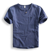 Van Belmont Gestreepte Katoenen T-shirt