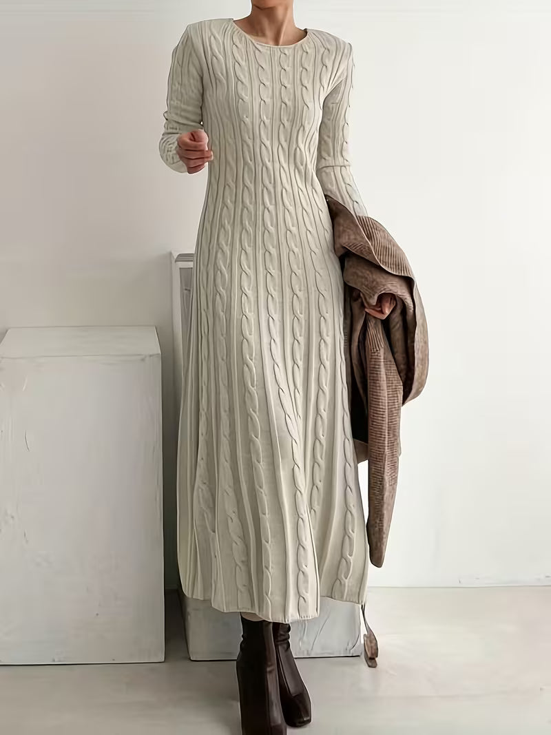 Vanessa | Elegante gebreide maxi-jurk