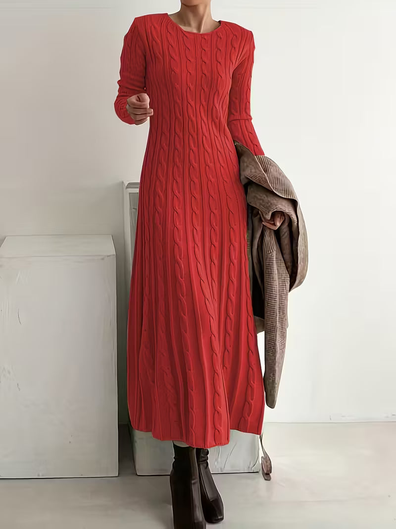 Vanessa | Elegante gebreide maxi-jurk