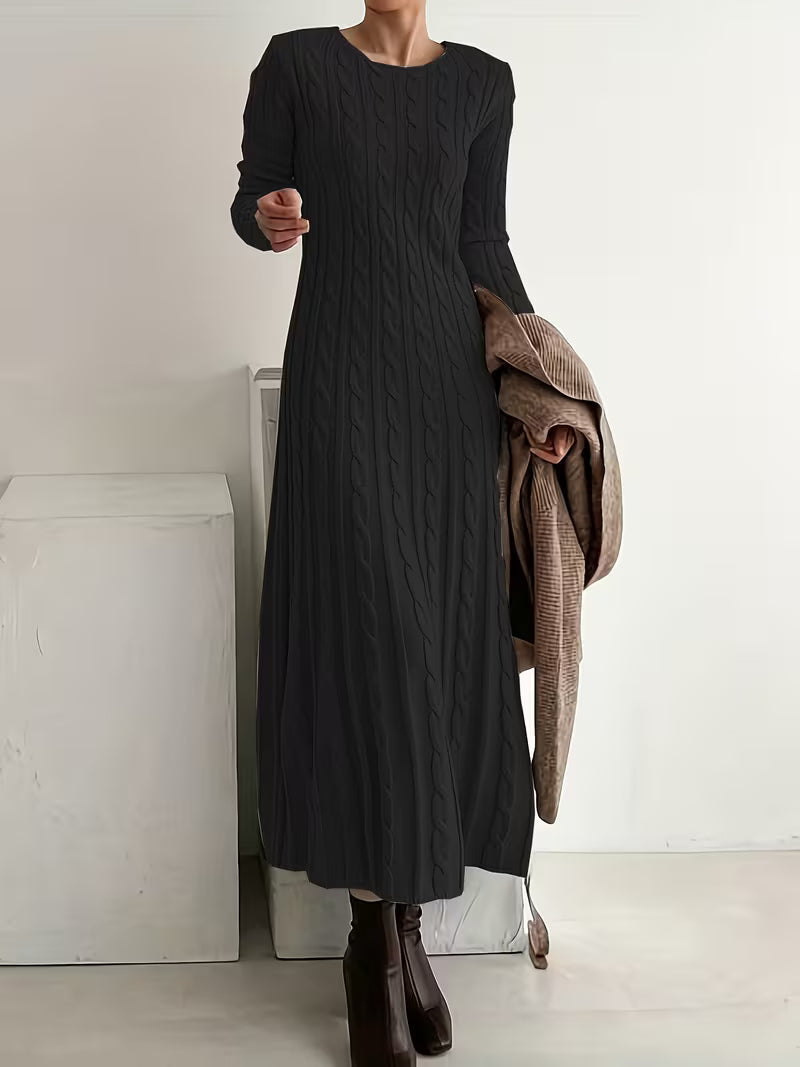 Vanessa | Elegante gebreide maxi-jurk