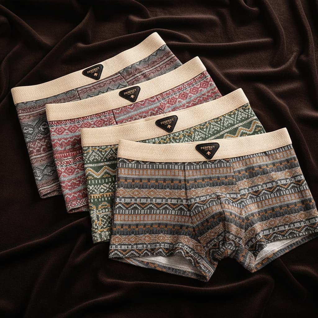 Porter Retro Katoenen Boxershorts